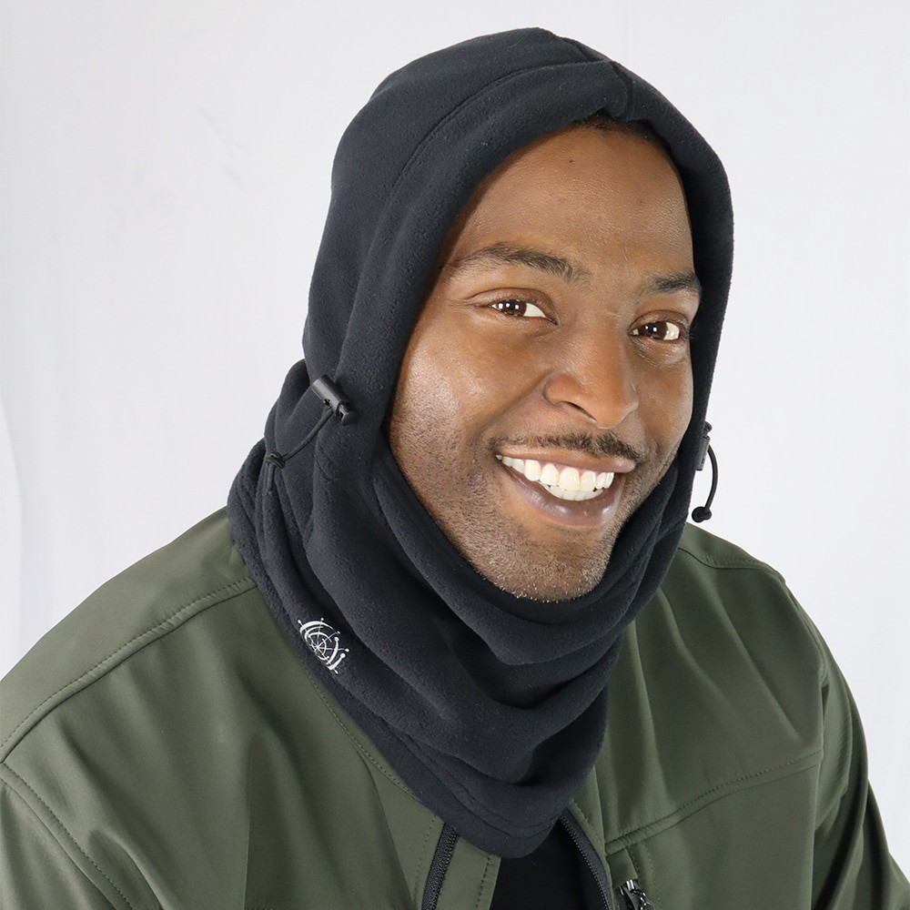 slide 2 of 5, AQUARIUS Adult unisex Black Acrylic Balaclava, 1 ct