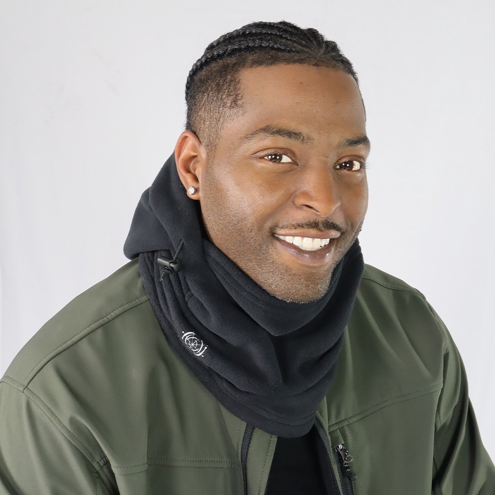 slide 3 of 5, AQUARIUS Adult unisex Black Acrylic Balaclava, 1 ct