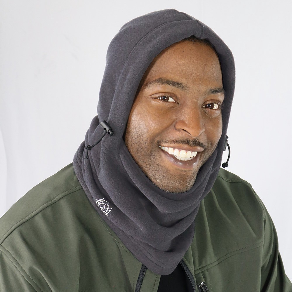 slide 2 of 5, AQUARIUS Adult unisex Grey Acrylic Balaclava, 1 ct