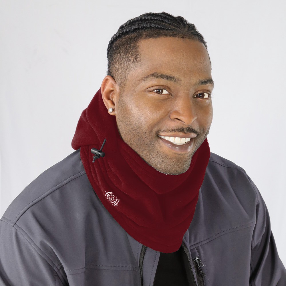 slide 3 of 4, AQUARIUS Adult unisex Red Acrylic Balaclava, 1 ct