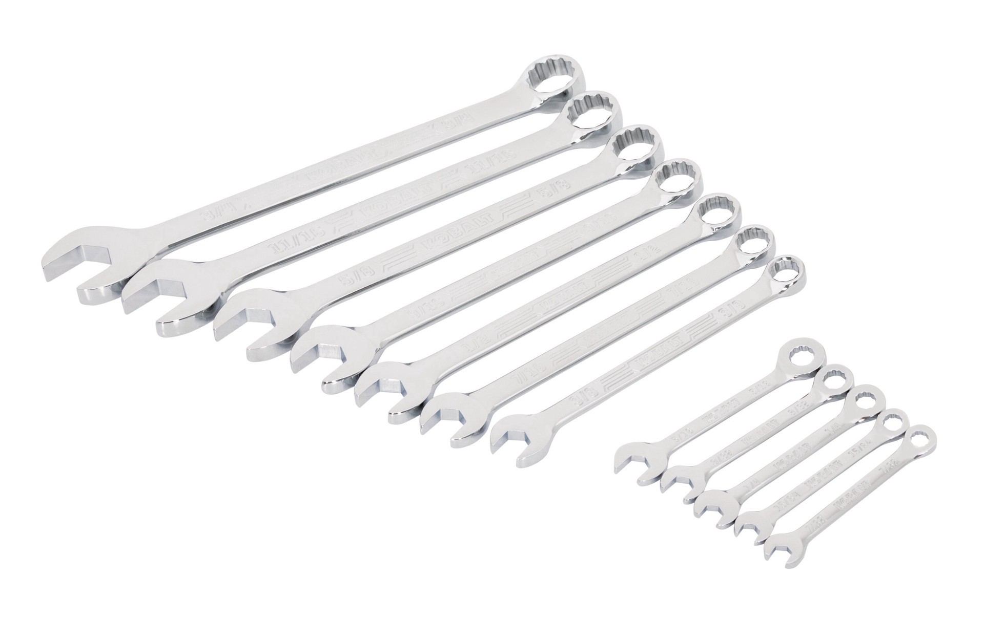 slide 4 of 6, Kobalt 24 -Piece Set 12-point Metric and standard (SAE) Standard Combination Wrench (no case), 1 ct