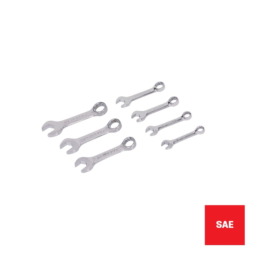 slide 2 of 4, Kobalt 7 -Piece Set 12-point Standard (SAE) Standard Combination Wrench (no case), 1 ct