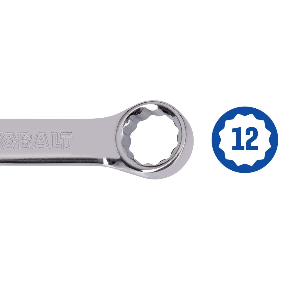 slide 3 of 4, Kobalt 7 -Piece Set 12-point Standard (SAE) Standard Combination Wrench (no case), 1 ct