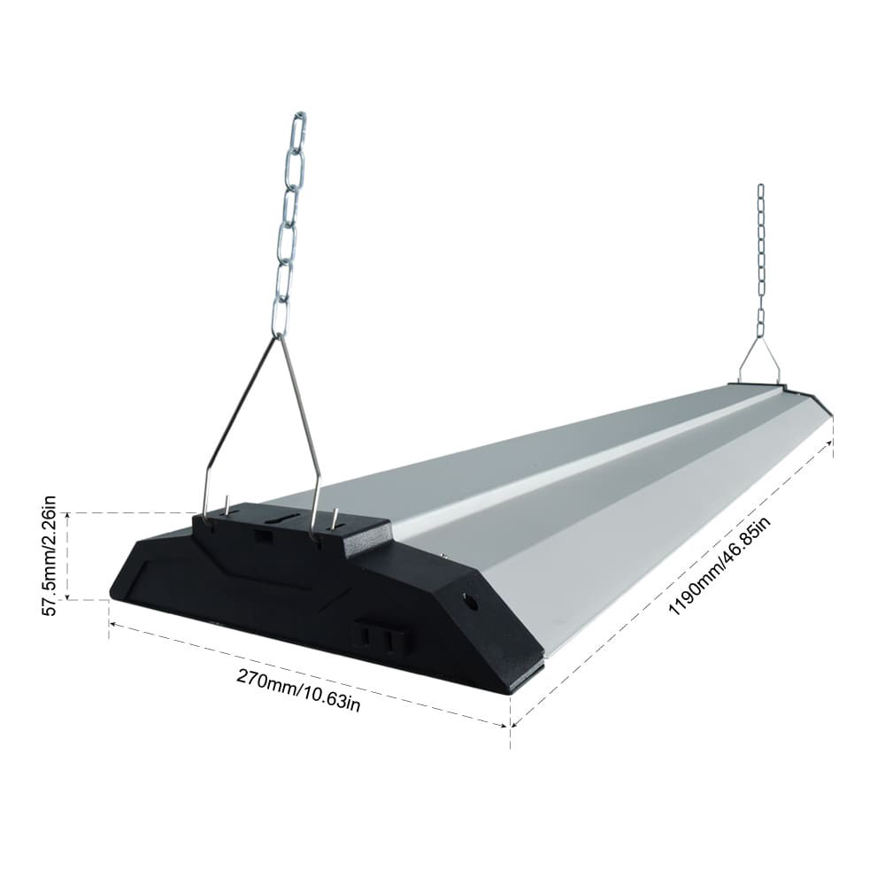 slide 5 of 6, Utilitech 4-ft 9000 Lumens Gray Cool White LED Linear Garage Shop Light, 1 ct