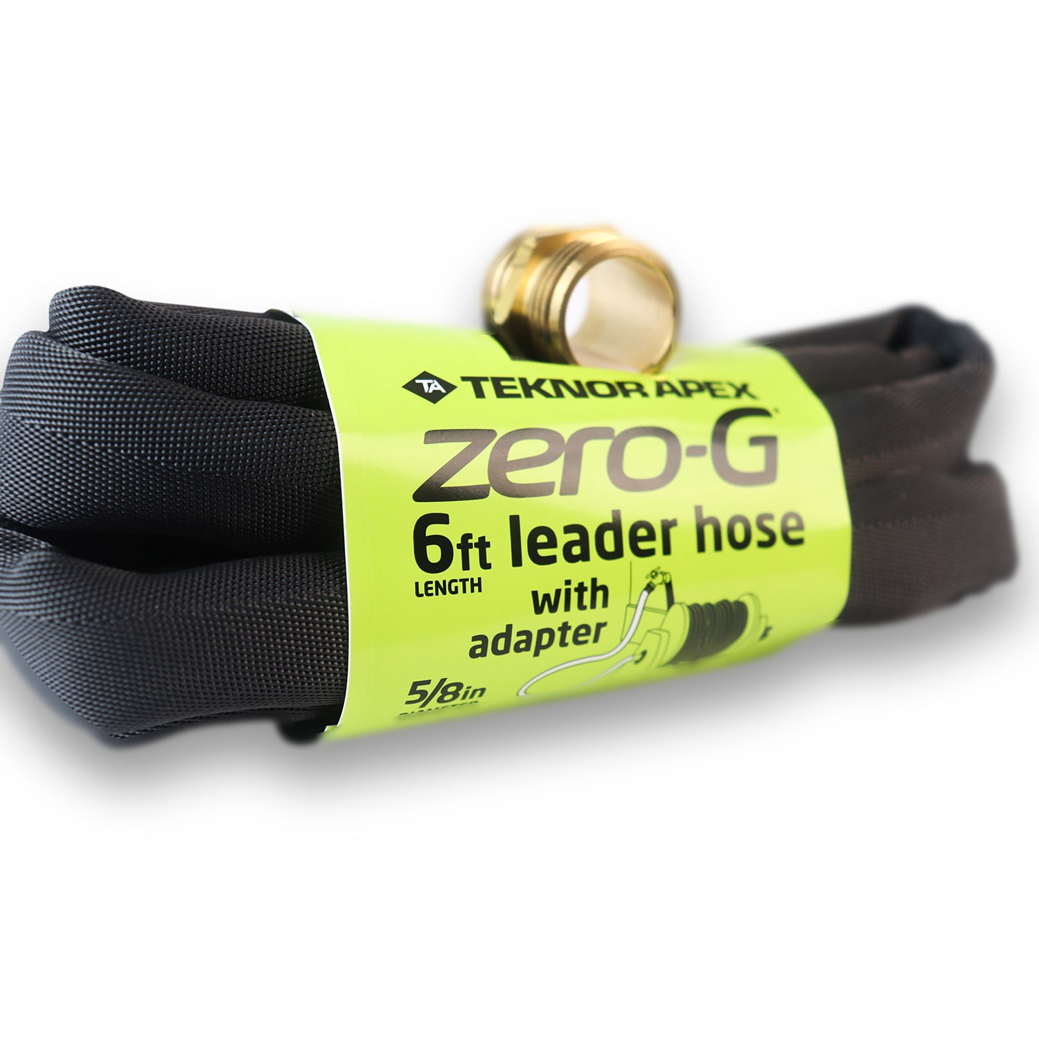 Zero-G With Adaptor 5/8-in x 6-ft Premium -Duty Kink Free Woven