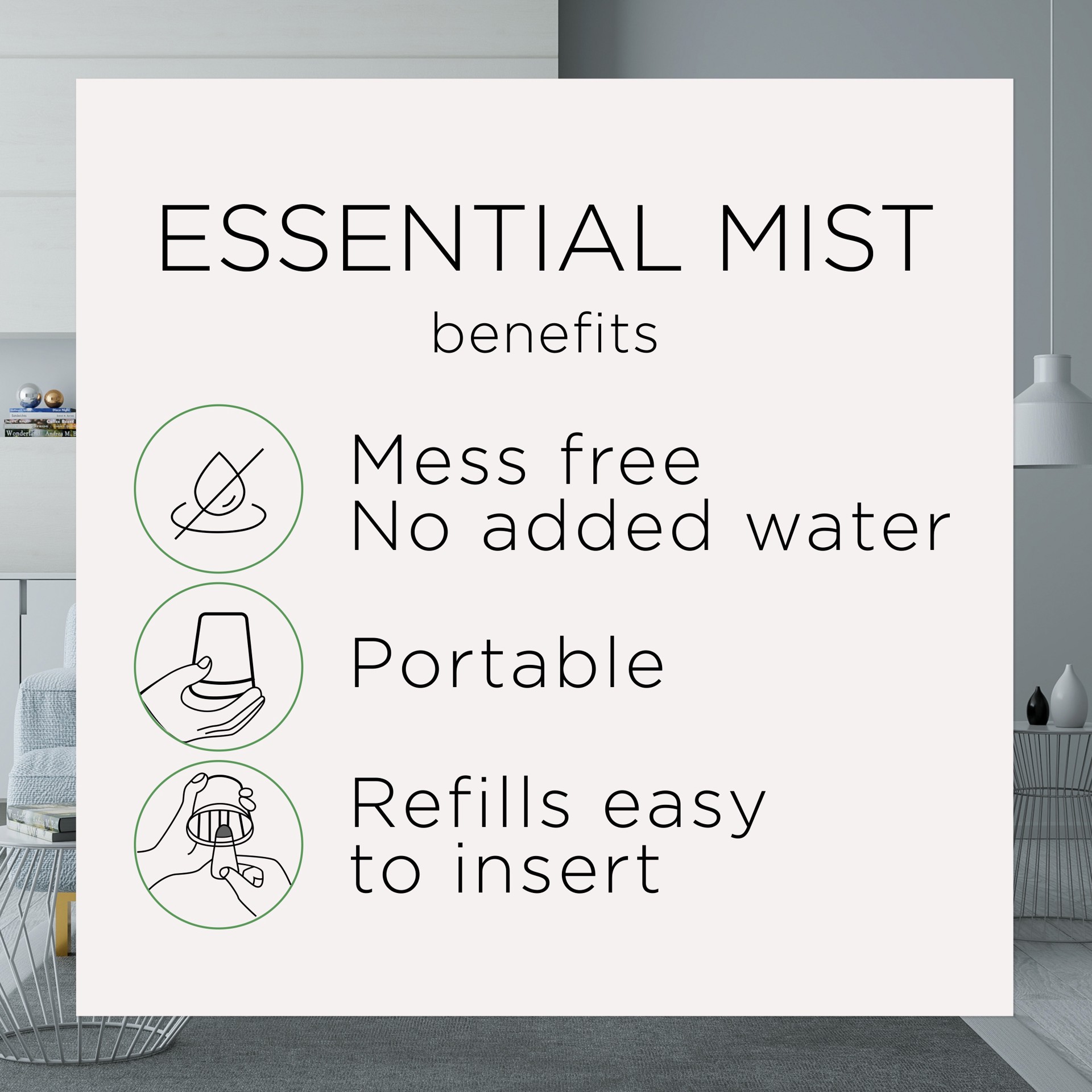slide 3 of 4, Air Wick Essential Mist 0.67 -fl oz Lavender Refill Air Freshener 3 -Pack, 1 ct
