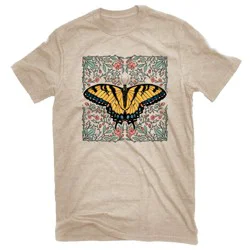 Adult unisex Off-white Lightweight Twill Short sleeve Solid T-shirt ( S )