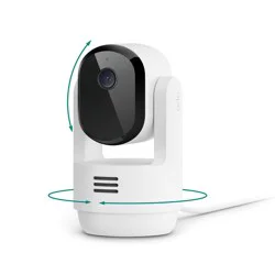 Arlo Essential 2K Pan and Tilt Indoor Security Camera, 1-cam, White