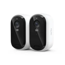 Arlo Essential 2K Security Camera (3rd Gen), 2-cam, White