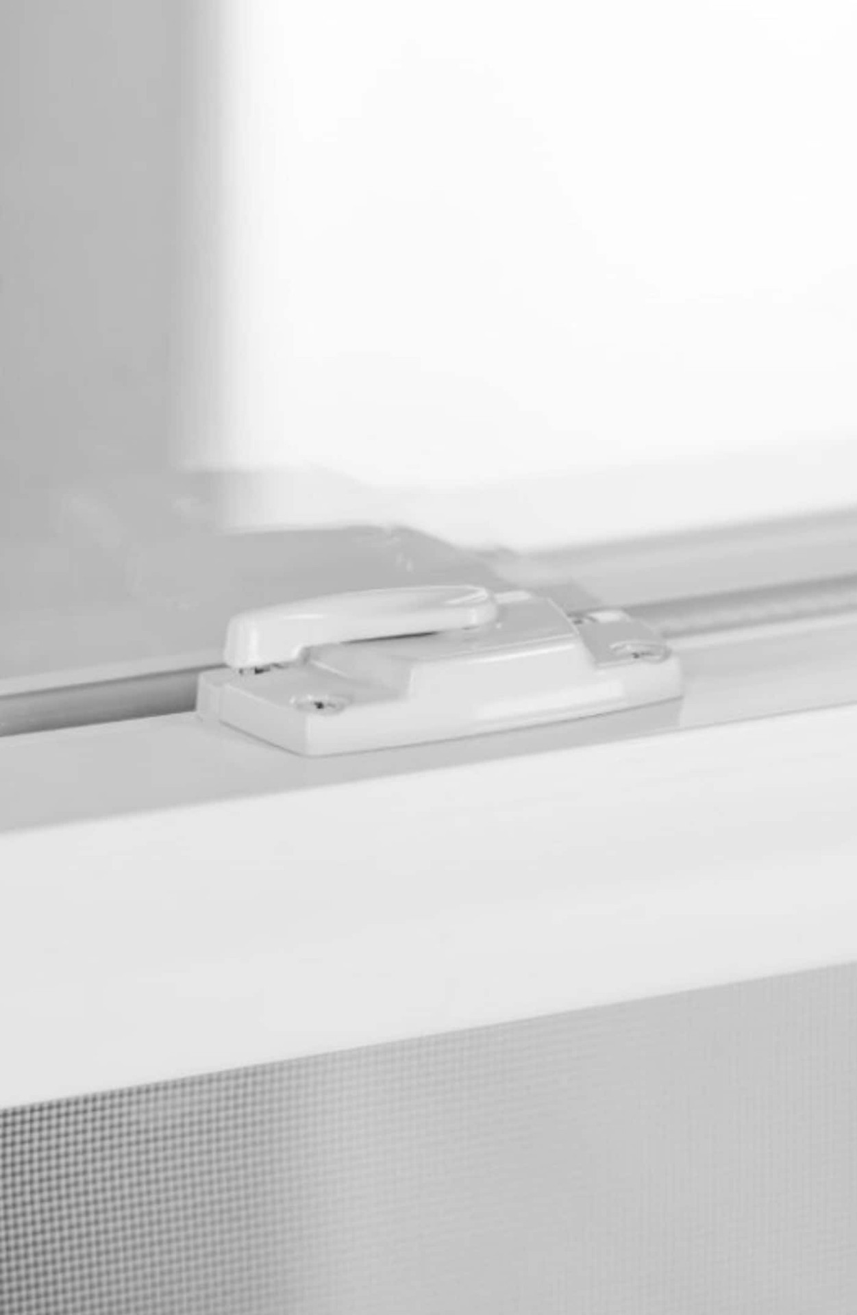 slide 6 of 6, RELIABILT Series 28100 31-1/2-in x 51-1/2-in Black Exterior Vinyl New Construction Single Hung Window Low-E argon Double Pane Glass (Half Screen Included), 1 ct