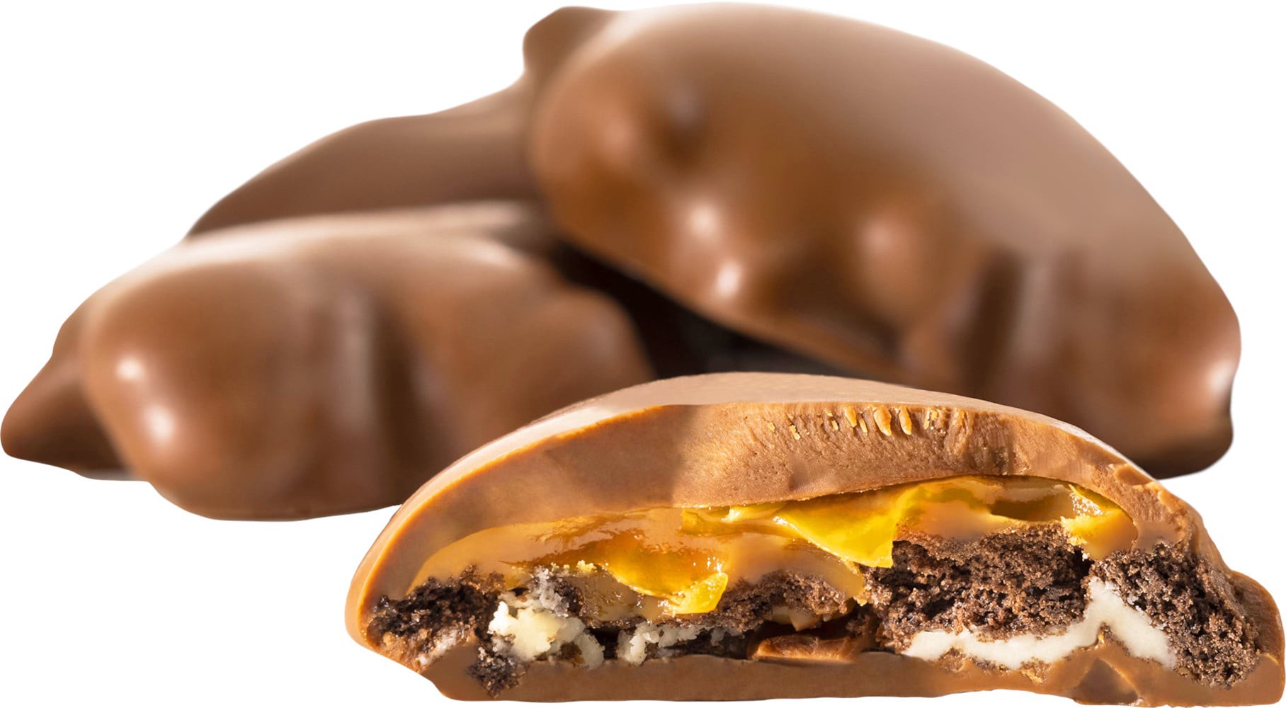 slide 3 of 3, COPPER KETTLE CANDY CO Milk Chocolate Cookie Caramel Confections-Soft, 1 ct