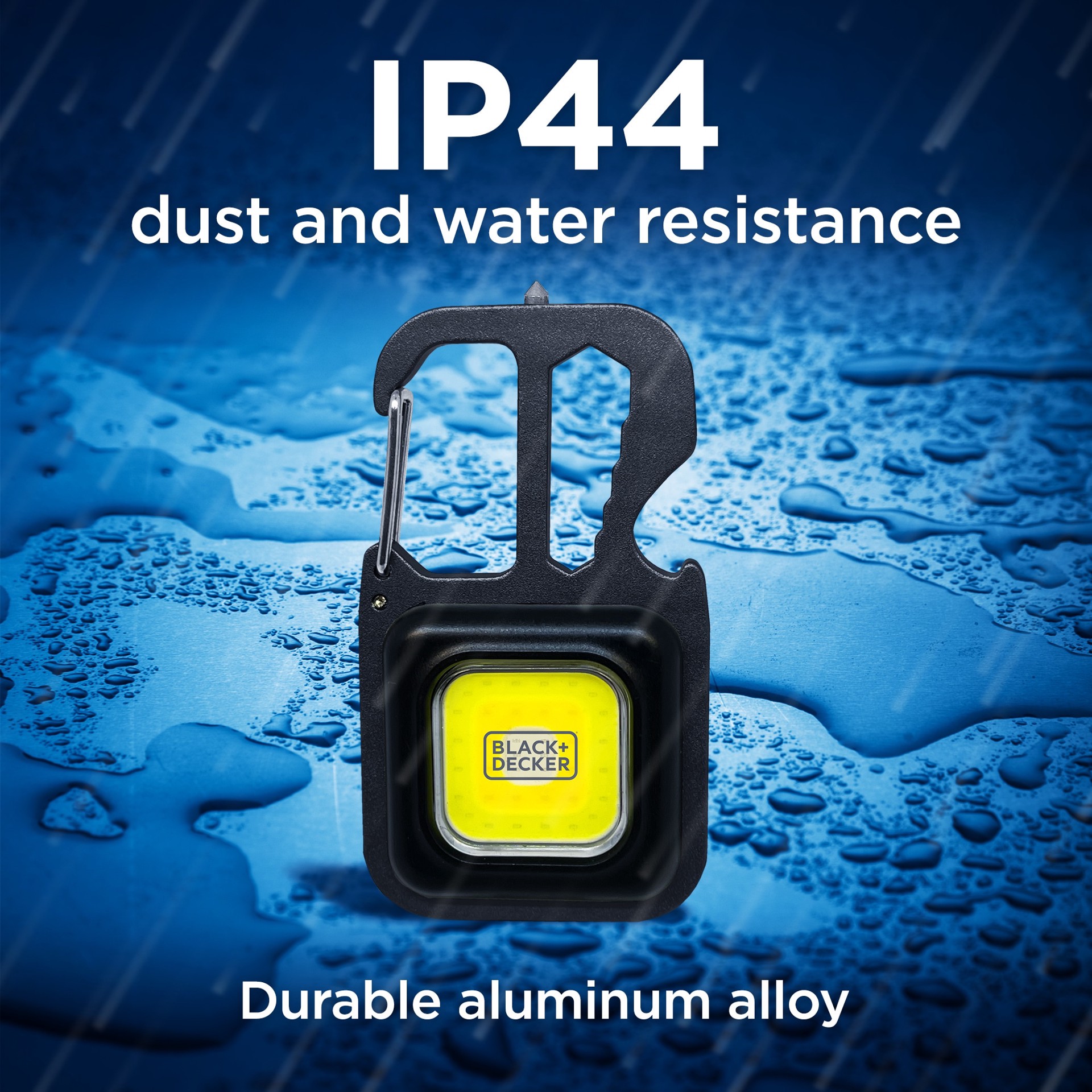 slide 4 of 6, BLACK & DECKER 3.75-in Square Auto-lock Carabiner, 1 ct