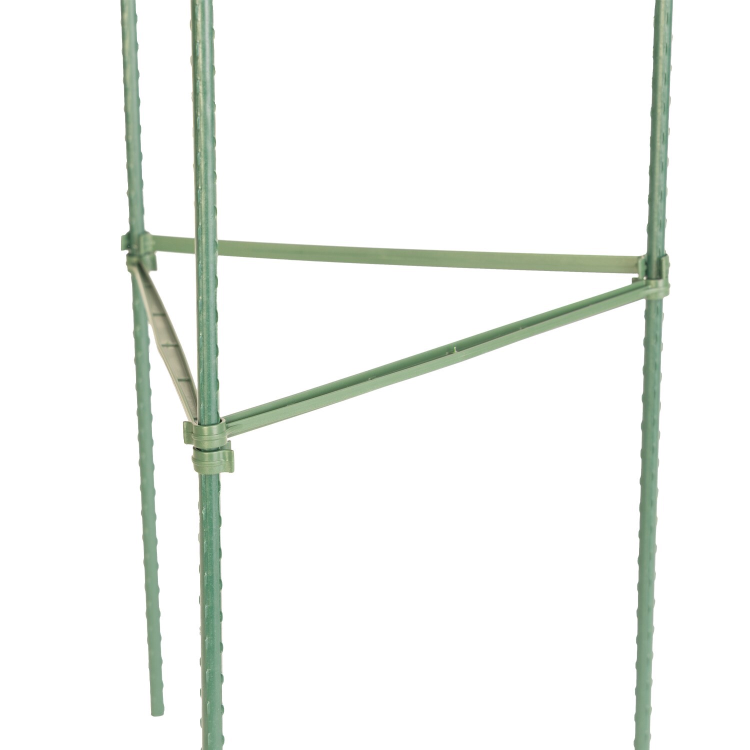 slide 3 of 5, 60-in Green plastic coated Metal Traditional Plant prop, 1 ct