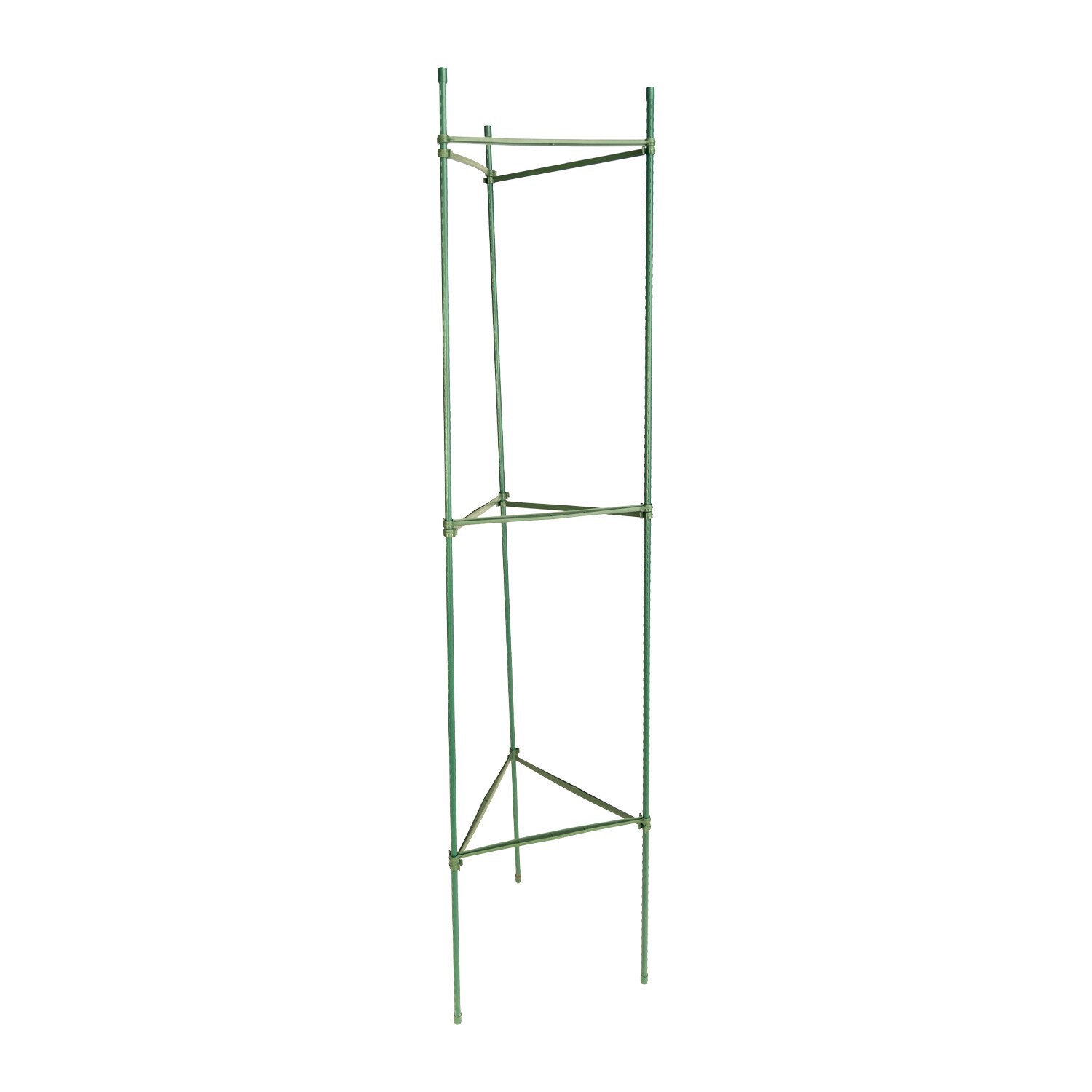 slide 5 of 5, 60-in Green plastic coated Metal Traditional Plant prop, 1 ct