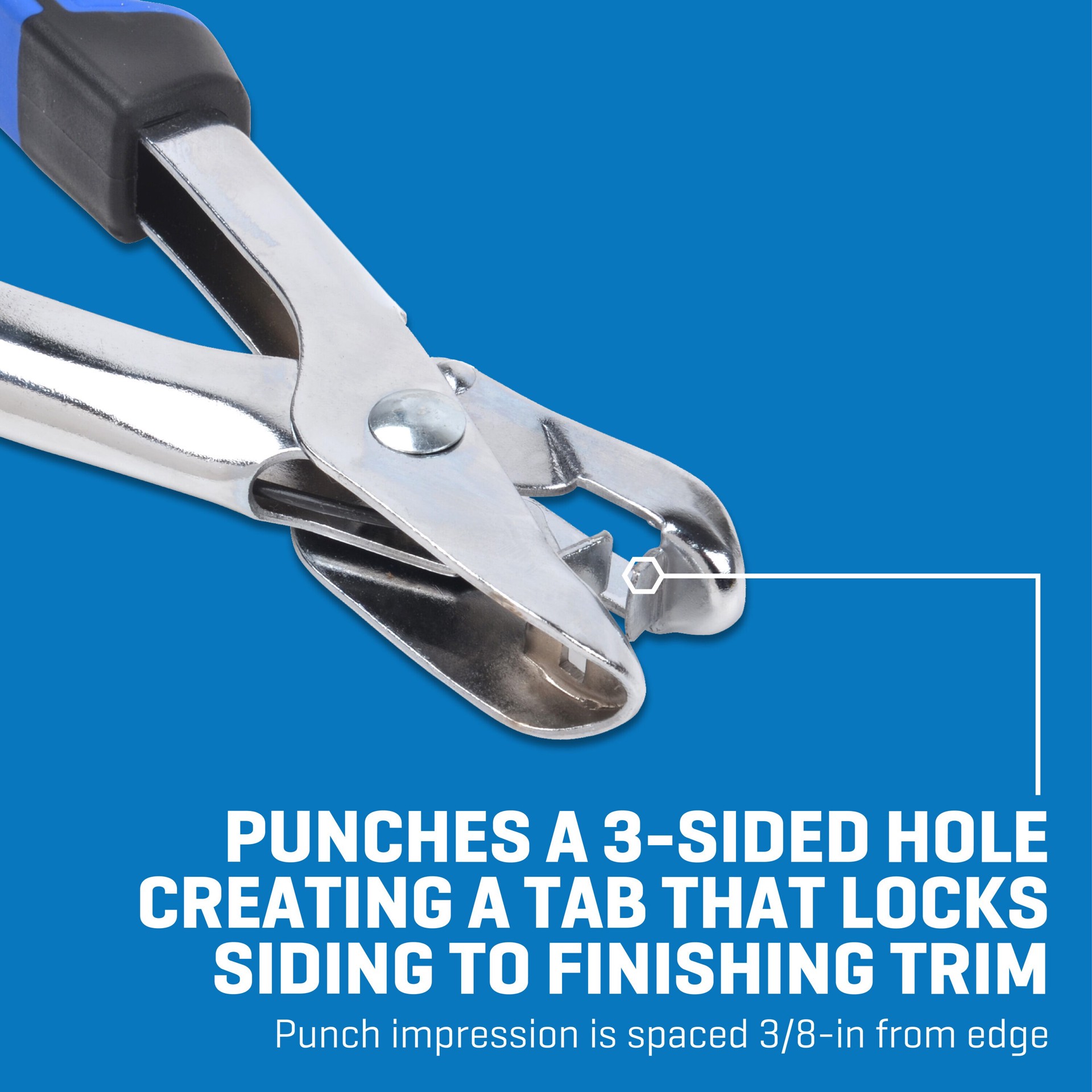 slide 4 of 6, Kobalt 1/2 x 1/8 in Snap lock punch, 1 ct