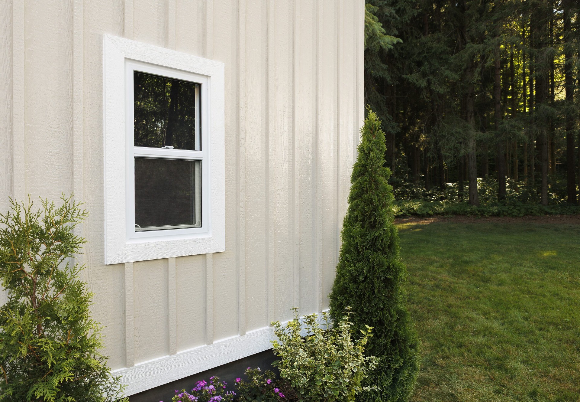 slide 2 of 4, CoreVantage 1-1/4-in x 4-in x 12-ft Primed S4S Exterior trim Board, 1 ct