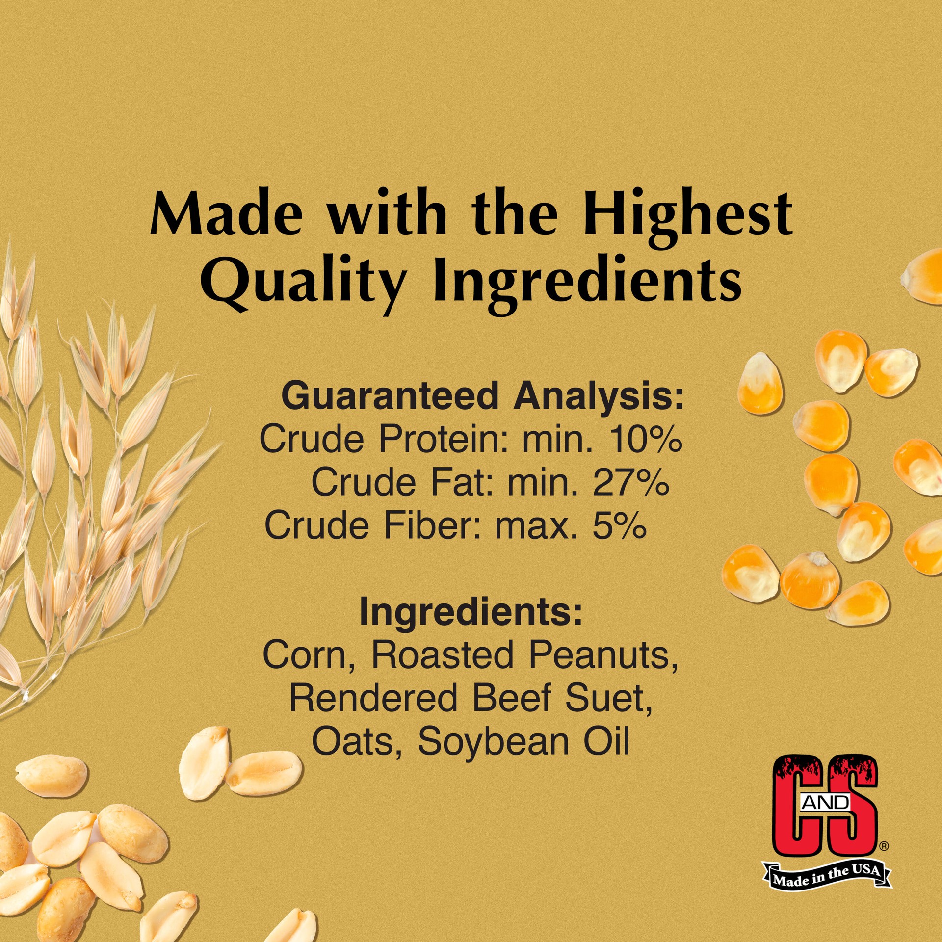 slide 2 of 6, C&S Peanut Delight (blend) Suet 6 Pound(s), 1 ct