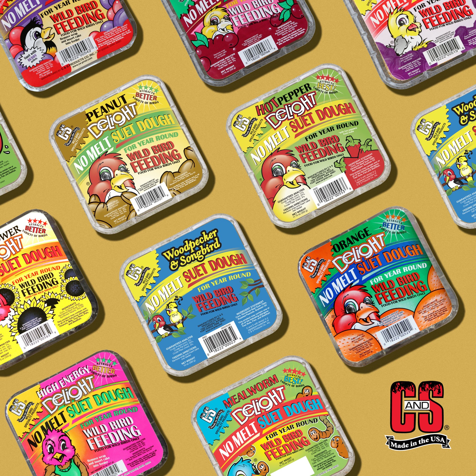 slide 5 of 6, C&S Peanut Delight (blend) Suet 6 Pound(s), 1 ct