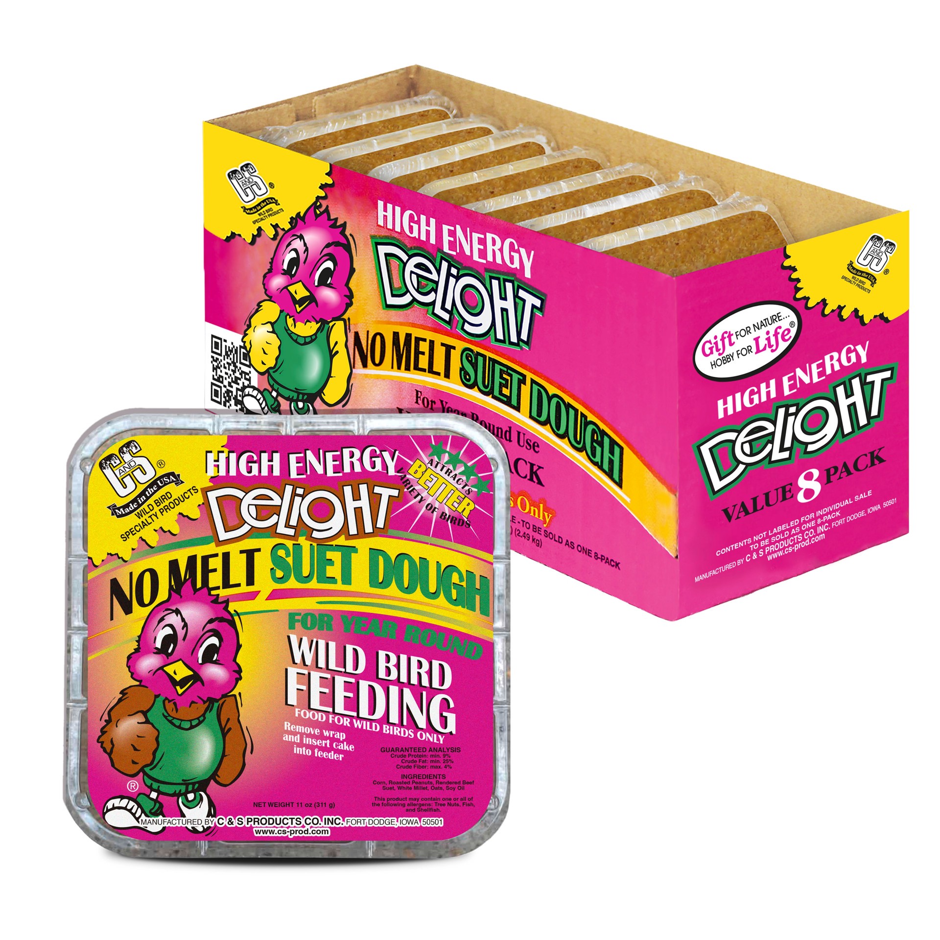 slide 1 of 6, C&S High Energy Delight Value Pack (blend) Suet 6 Pound(s), 1 ct