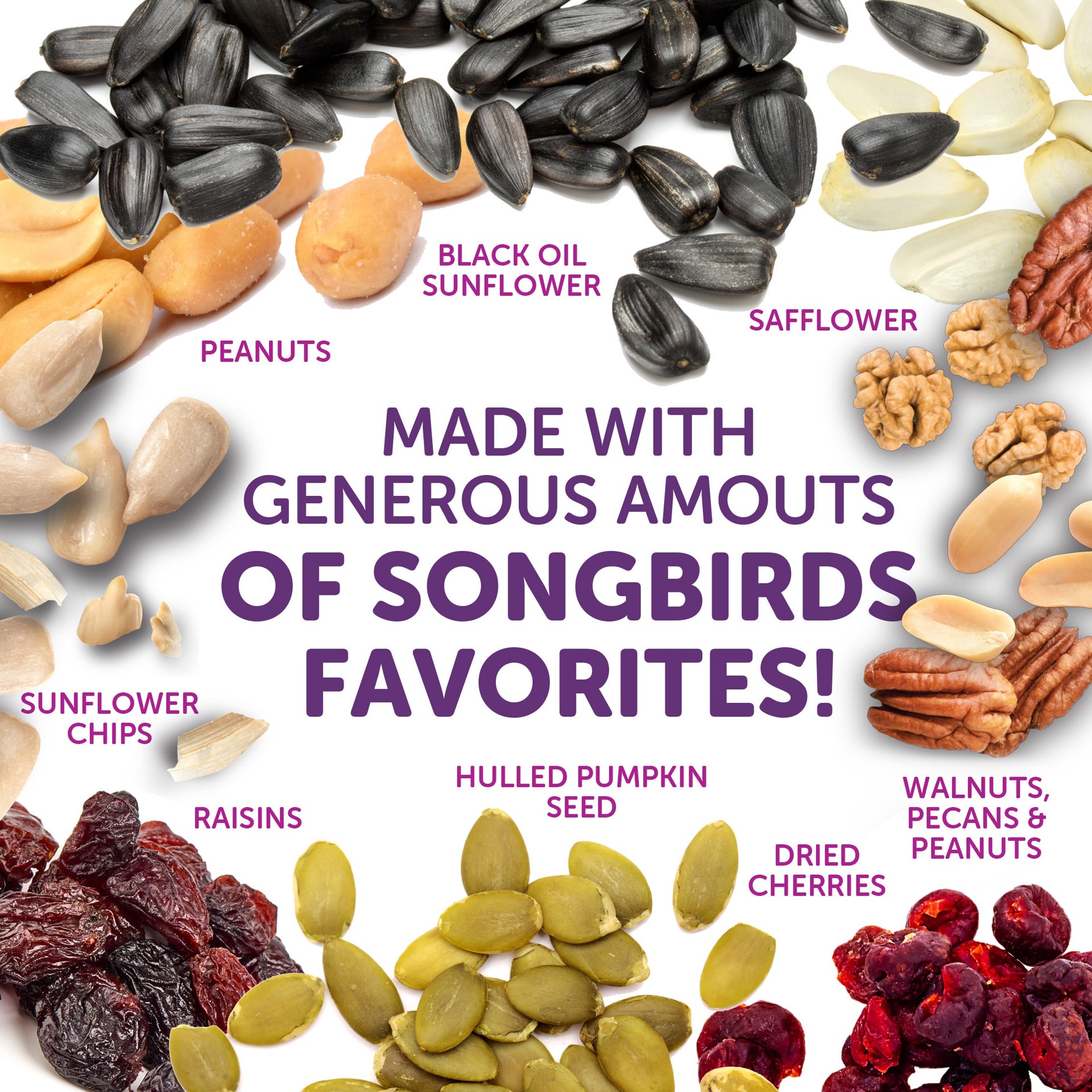 slide 6 of 6, Pennington Ultra Double Nut Seed and nut Bird seed 10 Pound(s), 1 ct