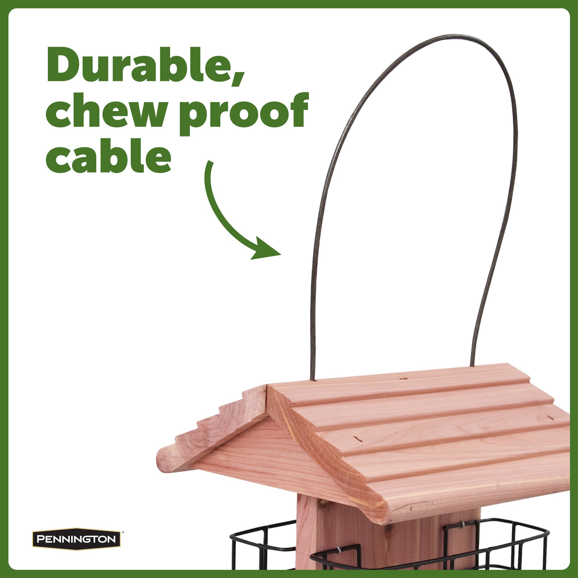 slide 6 of 6, Pennington CEDAR DOUBLE SUET FEEDER Wood Hanging Suet Suet feeder - 2-lb 2-cake Capacity, 1 ct