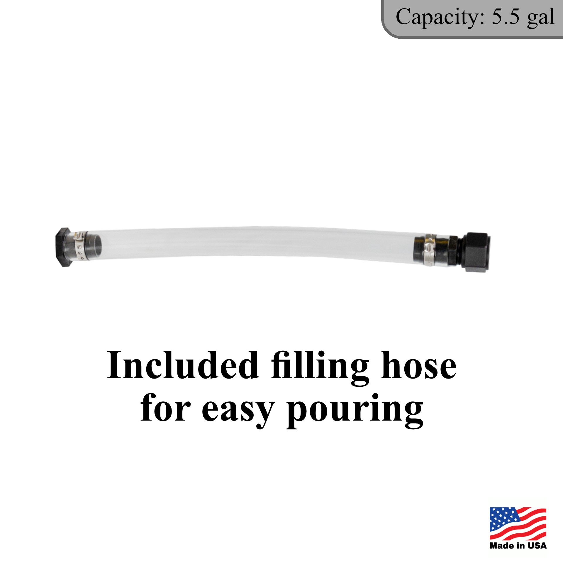 slide 6 of 6, Bushman 5.5-Gallon Plastic Red Water Storage Tank, 1 ct