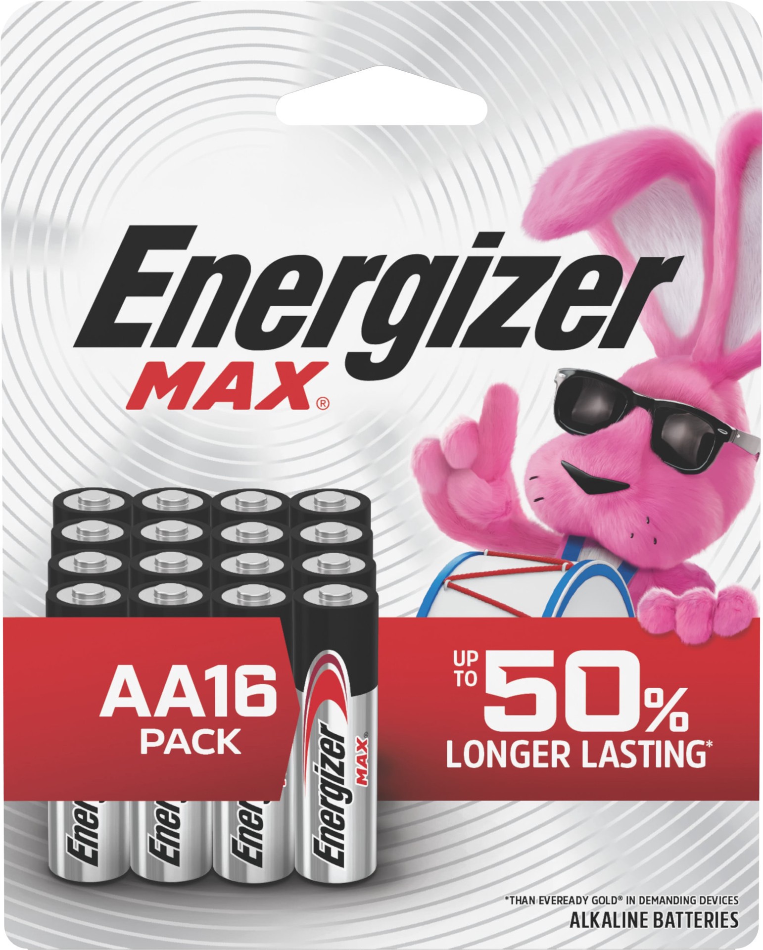 slide 1 of 4, Energizer MAX Alkaline AA Batteries ( 16 -Pack), 1 ct