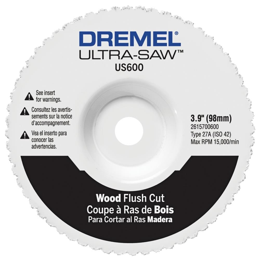 slide 1 of 6, Dremel US600 4-in Carbide Circular saw blade Individual, 1 ct
