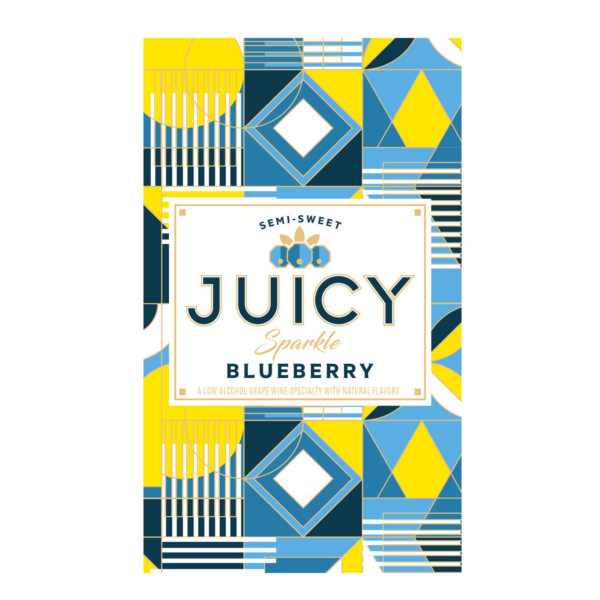 slide 7 of 7, Juicy Sparkle Blueberry Sparkling White Wine 750 ml, 750 ml