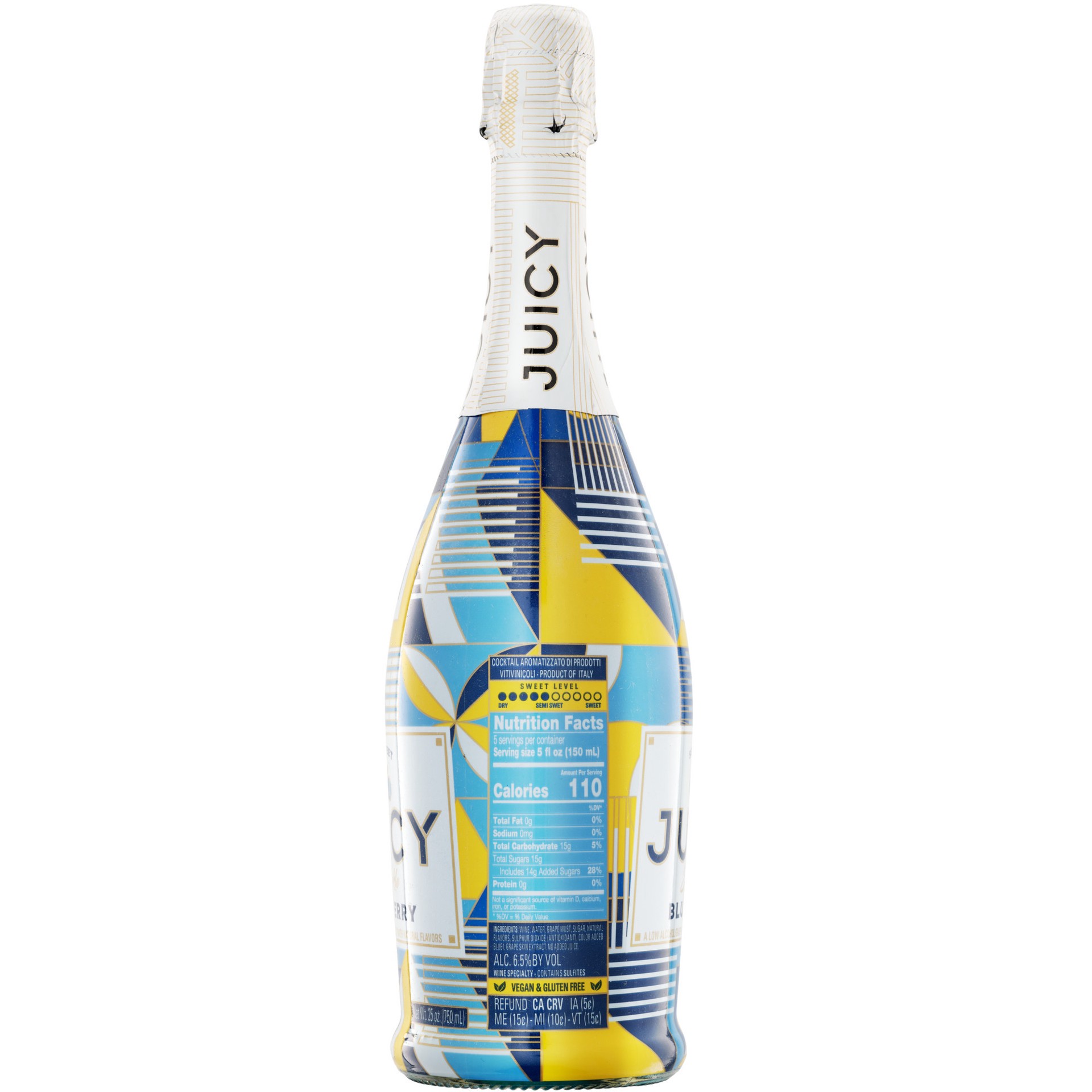 slide 4 of 7, Juicy Sparkle Blueberry Sparkling White Wine 750 ml, 750 ml