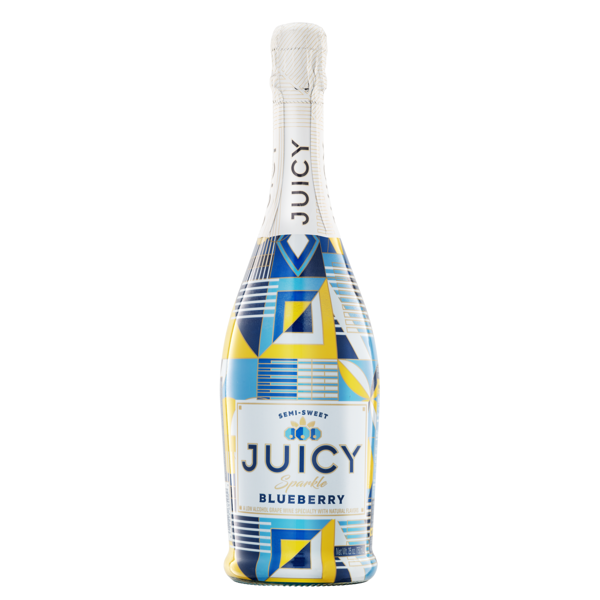 slide 1 of 7, Juicy Sparkle Blueberry Sparkling White Wine 750 ml, 750 ml