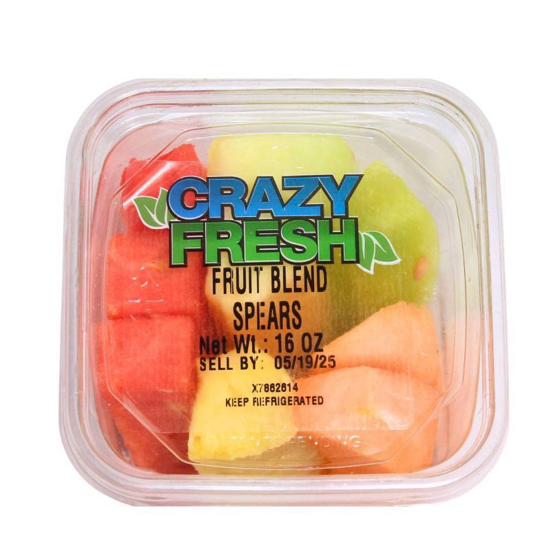 slide 3 of 7, Crazy Fresh Four Fruit Blend Spears - 15oz, 15 oz