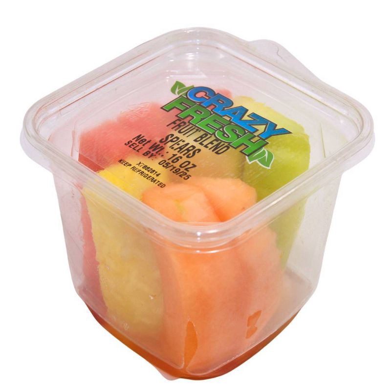 slide 7 of 7, Crazy Fresh Four Fruit Blend Spears - 15oz, 15 oz