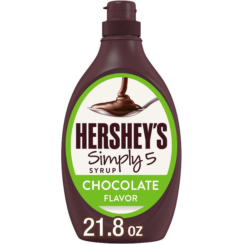 slide 1 of 6, Hershey's 5 Simple Ingredients Chocolate Flavor Syrup - 21.8oz, 21.8 oz