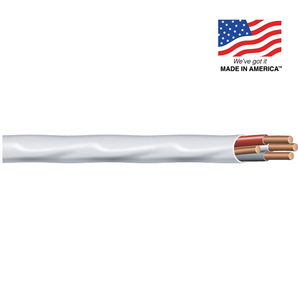 slide 2 of 6, Southwire 50-ft 14 / 3 / Romex SIMpull Solid Indoor CU NM-B W/G Individual pack ( By-the-roll ), 1 ct