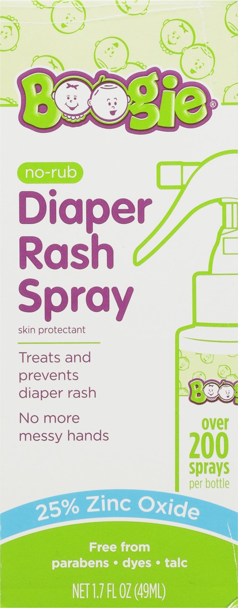 slide 5 of 9, Boogie No-Rub Diaper Rash Spray 1.7 fl oz, 1.7 fl oz