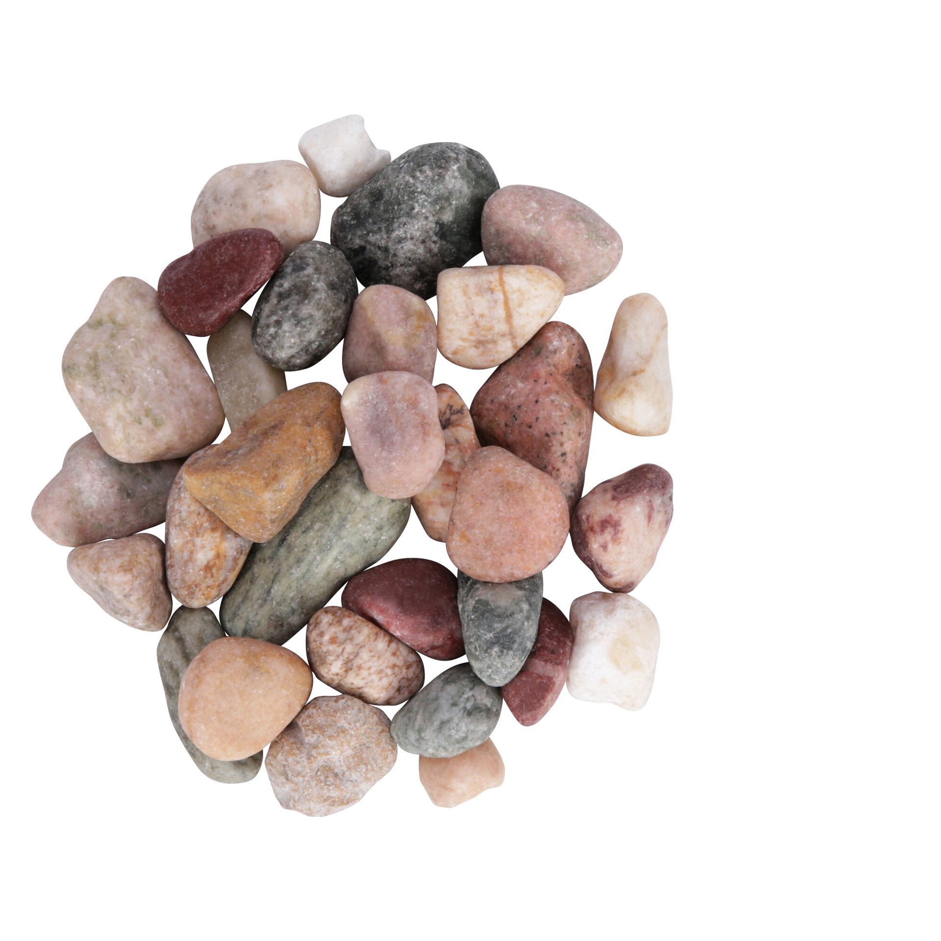 slide 2 of 6, AKASHA 5 Pound(s) 5-lb Multiple colors/finishes River rock ( 0.5 - 3.0-in Rock Size ), 1 ct