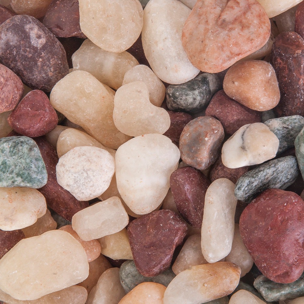 slide 3 of 6, AKASHA 5 Pound(s) 5-lb Multiple colors/finishes River rock ( 0.5 - 3.0-in Rock Size ), 1 ct