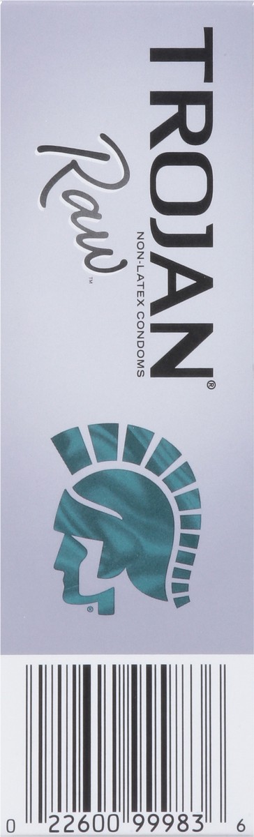 slide 9 of 9, Trojan Raw Non-Latex Lubricated Condoms, 10ct, 10 ct