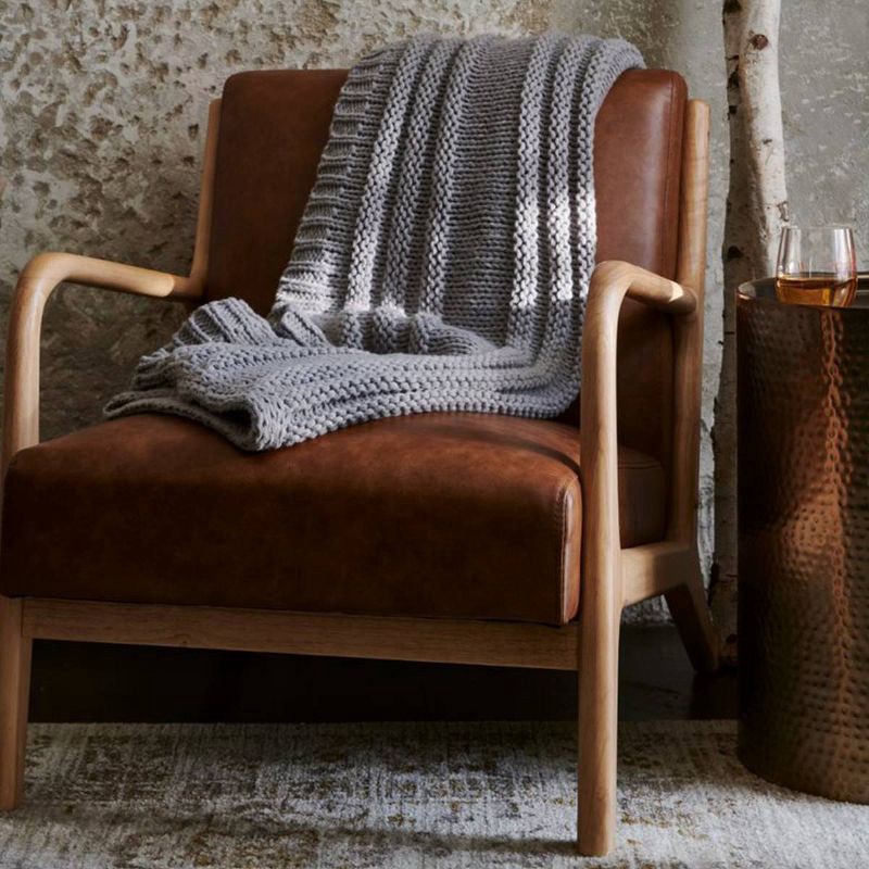 slide 2 of 5, Manila Cylinder Drum Accent Table Gold - Threshold™, 1 ct