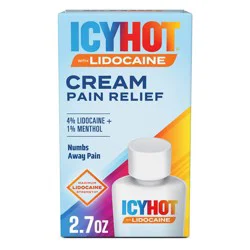 Icy Hot Pain Relieving Cream with Lidocaine - 2.7oz