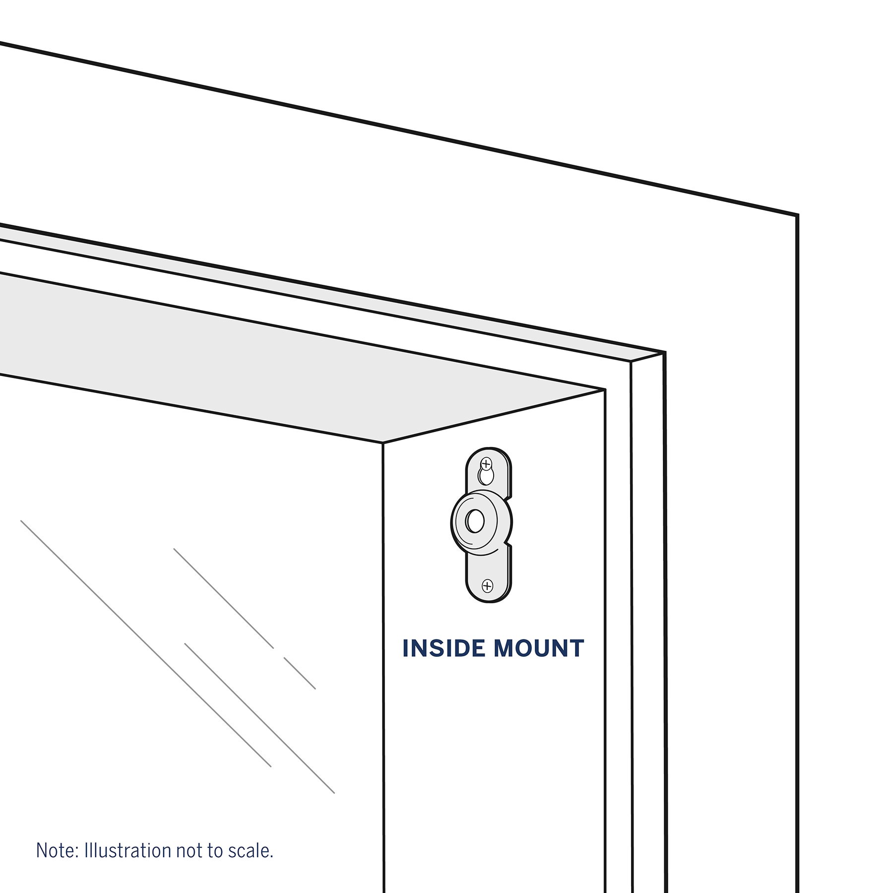 slide 2 of 2, LEVOLOR Trim+Go 2 -Piece Roller shade Inside mount bracket, 1 ct