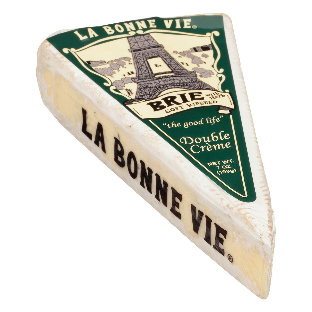 slide 2 of 11, La Bonne Vie Cheese, Brie with Herb, Double Creme, 7 oz