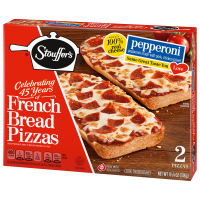 slide 8 of 22, Stouffer's Frozen Pizza - Pepperoni French Bread Pizza, 11.25 oz