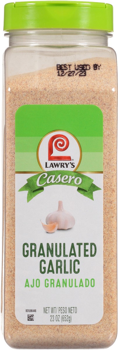 slide 5 of 11, Lawry's Casero Granulated Garlic, 23 oz, 23 oz