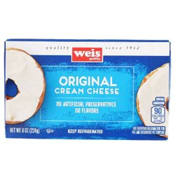 Weis Quality Smooth and Creamy Original Bar Cream Cheese