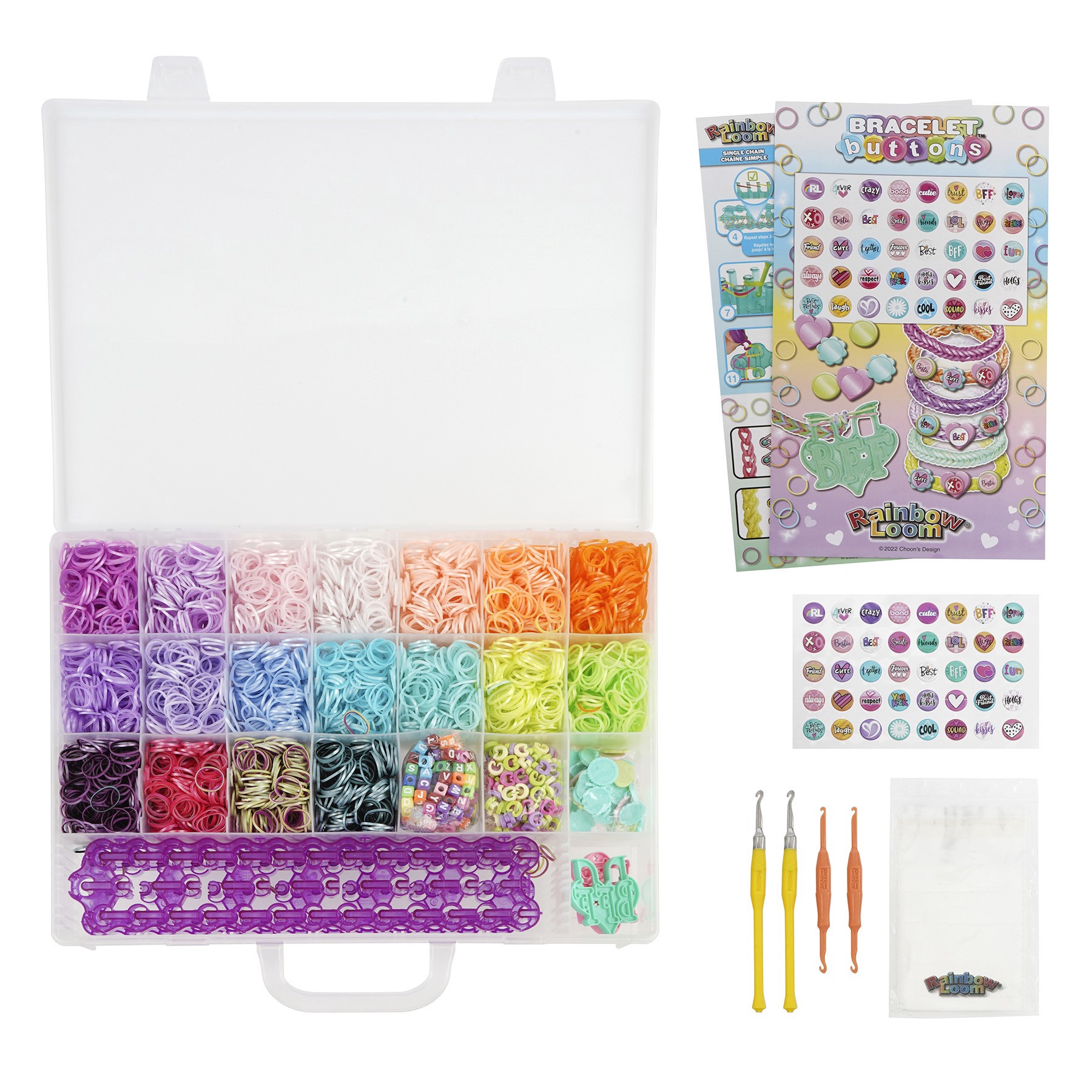 slide 2 of 2, Rainbow Loom Bff Mega Combo Set Bracelet Kit, 7,400 ct