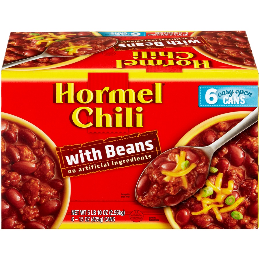 Hormel Chili With Beans 6 ct; 15 oz | Shipt