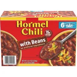 Hormel Chili with Beans - 6 ct