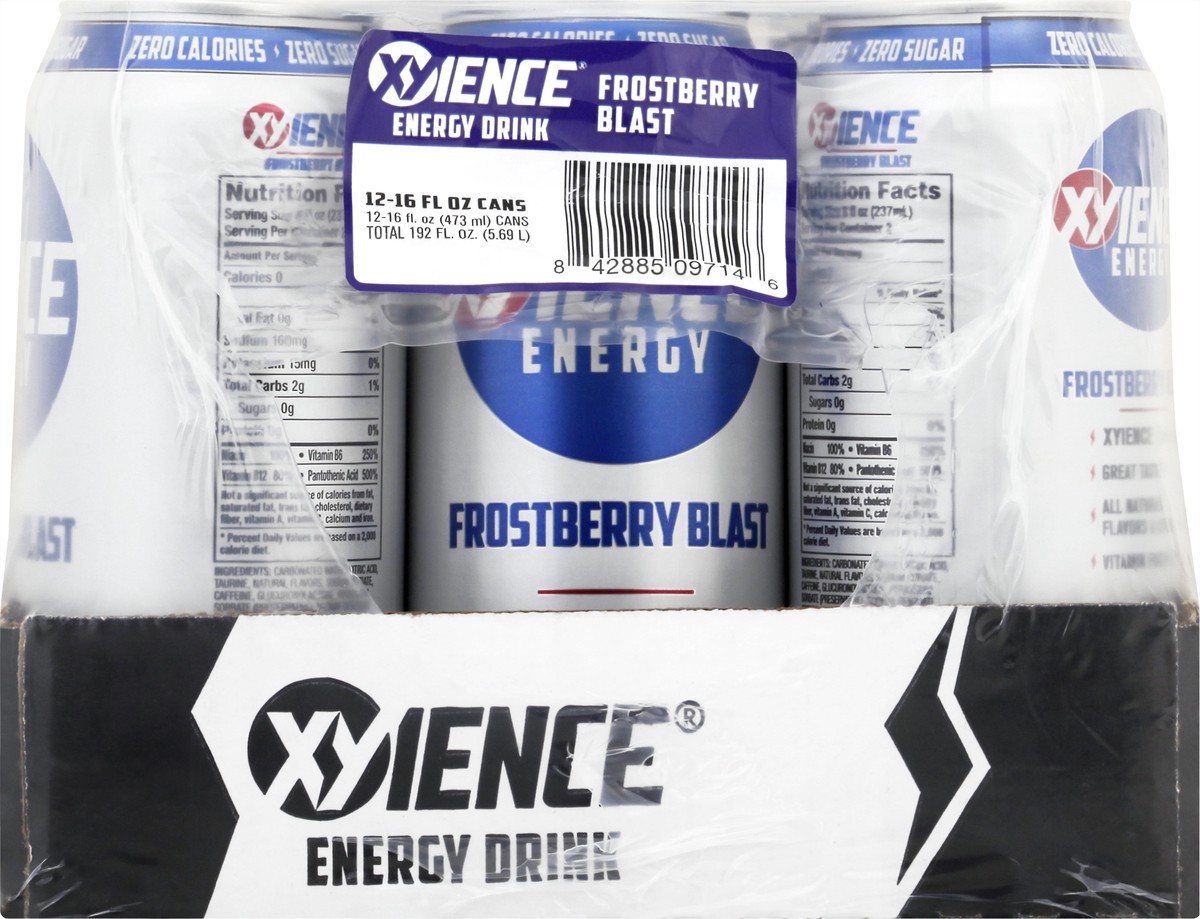 slide 7 of 11, XYIENCE Frostberry Blast Energy Drink 12 ea, 12 ct